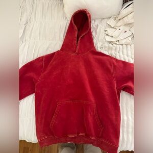 Red Washed/Distressed Amazon Hoodie